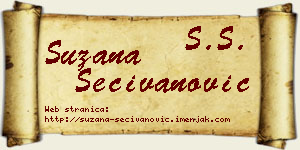 Suzana Sečivanović vizit kartica